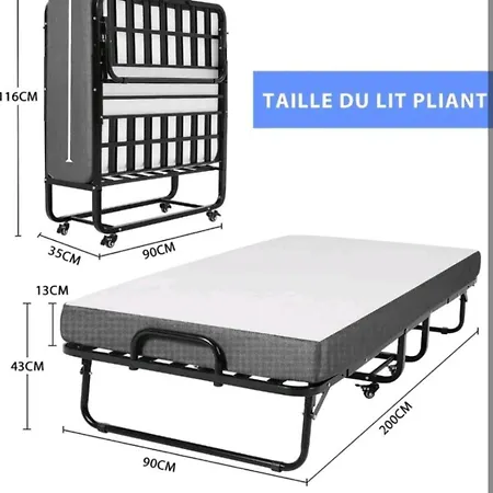 Beau F2 Proche Paris, Aeroport Roissy Cdg Bondy